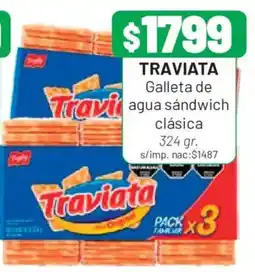 Almacor Traviata galleta de agua sándwich clásica oferta