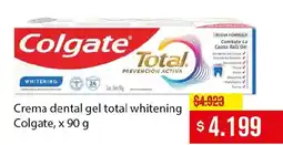 Makro Colgate crema dental gel total whitening oferta