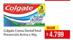 Makro Colgate crema dental total prevención activa oferta
