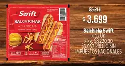 Makro Swift salchichas oferta