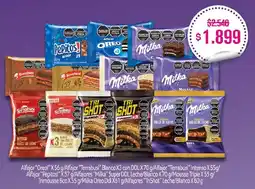 Makro Alfajor Oreo Alfajor Terrabusi Blanco Alfajor Terrabusi Intenso Alfajor Pepitos Alfajores Milka SuperDDL Leche/Blanco Mousse oferta