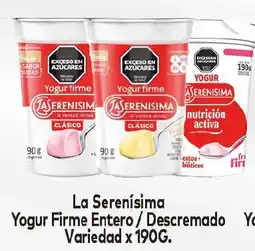 Makro La serenisima yogur firme entero / descremado oferta