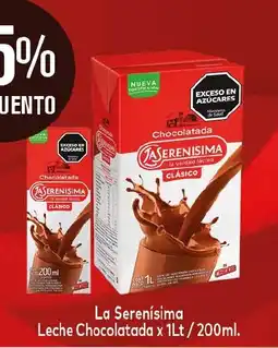 Makro La serenisima leche chocolatada oferta