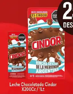 Makro Cindor leche chocolatada oferta
