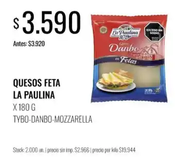La paulina quesos feta danbo en fetas