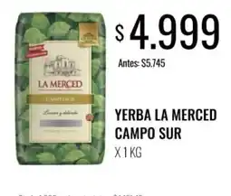 Super MAMI La merced yerba la merced campo sur oferta