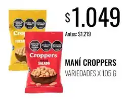 Super MAMI Croppers maní salado oferta