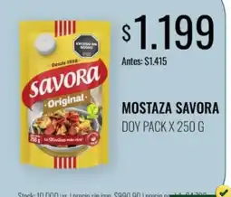 Super MAMI Savora mostaza oferta