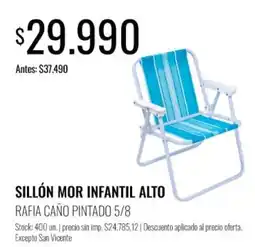 Super MAMI Mor sillón infantil alto oferta