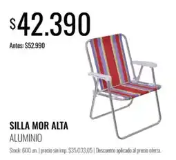 Super MAMI Silla mor alta aluminio oferta