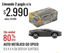 Super MAMI Auto metálico go speed oferta
