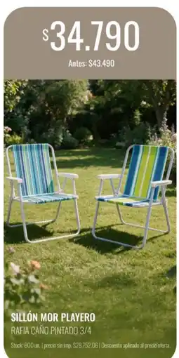 Super MAMI Sillón mor playero oferta