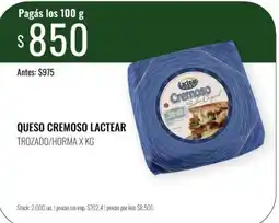 Super MAMI Lactear queso cremoso lactear oferta