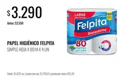 Super MAMI Felpita papel higiénico oferta