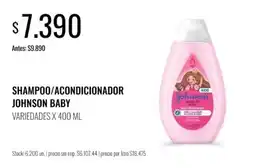 Super MAMI Johnson baby shampoo/acondicionador oferta