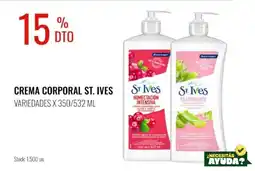 Super MAMI St. Ives crema corporal oferta