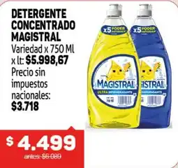 Makro Magistral detergente concentrado oferta