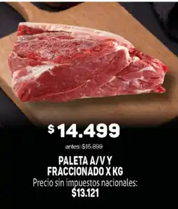 Makro Paleta a/v y fraccionado x kg oferta