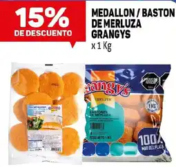 Makro Grangys medallon baston de merluza oferta