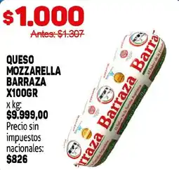 Makro Barraza queso mozzarella oferta