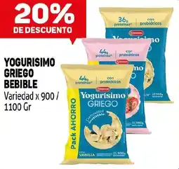 Makro La serenisima yogurisimo griego bebible oferta