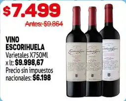 Makro Vino escorihuela oferta