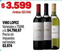 Makro Vino Lopez oferta