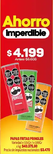 Makro Pringles papas fritas oferta