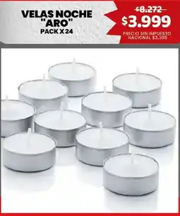 Makro Aro velas noche oferta
