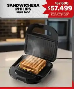 Makro Philips sandwichera serie 3000 oferta