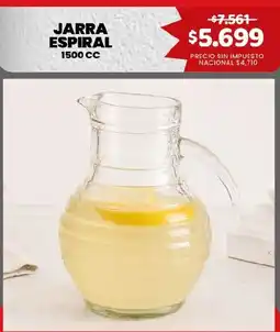 Makro Jarra espiral oferta