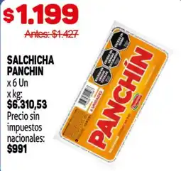 Makro Panchín salchicha oferta