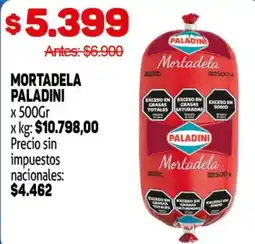 Makro Paladini mortadela oferta