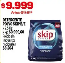 Makro Skip detergente polvo b/e oferta