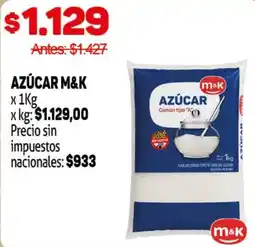 Makro M&K azúcar oferta