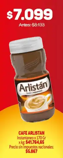 Makro Arlistán cafe instantaneo oferta