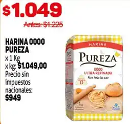 Makro Pureza harina 0000 oferta