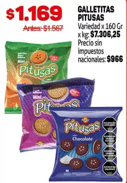Makro Pituras galletitas oferta