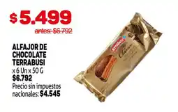 Makro Terrabusi alfajor de chocolate oferta
