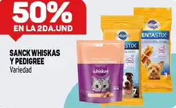 Makro Sanck Whiskas y Pedigree oferta