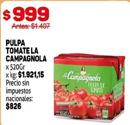 Makro La campagnola pulpa de tomate oferta