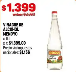 Makro Menoyo vinagre de alcohol oferta