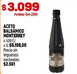Makro Monterrey aceite balsámico oferta