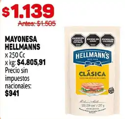 Makro Hellmanns mayonesa oferta