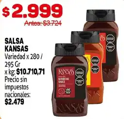 Makro Kansas salsa oferta