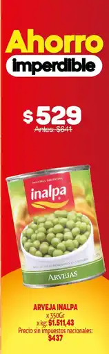 Makro Inalpa arvejas oferta
