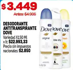 Makro Dove desodorante antitranspirante oferta