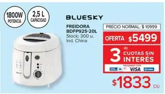 Carrefour Bluesky Freidora BDFP925-20L oferta