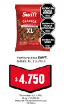 Cooperativa Obrera Swift hamburguesas clásica xl oferta
