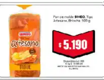 Cooperativa Obrera Bimbo pan ce molde artesano brioché oferta